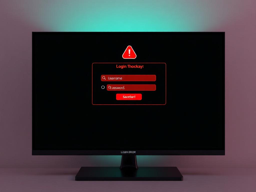 IPTV Smarters login error troubleshooting screen