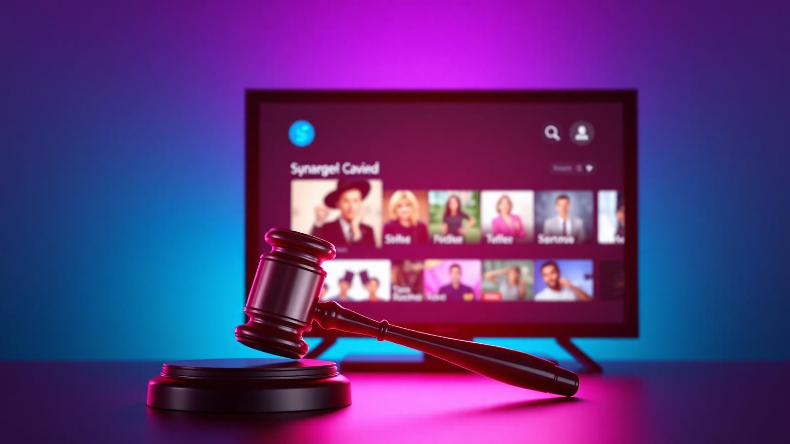Legal gavel beside a TV — is IPTV legal in 2026